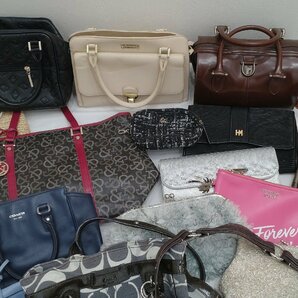 〈2〉レディースバッグ 大量 まとめ売り COACH/PINKY&DIANNE/MARC JACOBS他 ハンドバッグ ショルダーバッグ トートバッグ レザー ファブの画像3