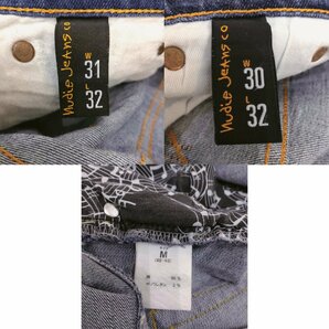 ジーンズ まとめ売り 大量 ディーゼル/Nudie Jeans他 インディゴ ブルー レディース/メンズ サイズ いろいろの画像7