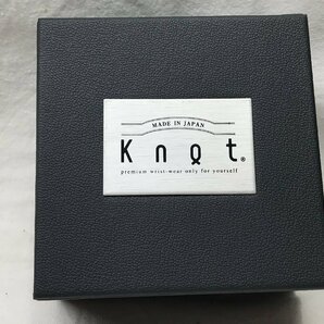 [稼働品]Knot ATC-40SVNV/プレミアム ノット 自動巻 デイト 箱あり ブラック メンズ レディース ユニセックスの画像3