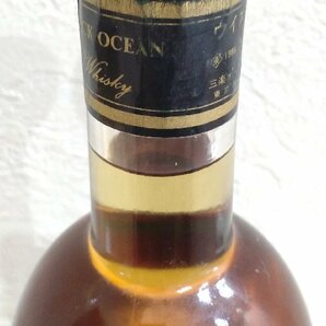 【ラベル擦れ有り】ウイスキー BLACK OCEAN WHISKY ブラックオーシャン 未開栓 1級 720mlの画像4