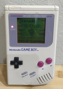 任天堂 ニンテンドー ゲームボーイ DMG-01 中古 通電確認済み ソフト1本付 パネルの忍者ケサマル