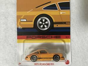 バースデー限定 ホットウィール 1971 PORSCHE 911 オレンジ HotWheels セレブレーション ポルシェ 911 未開封