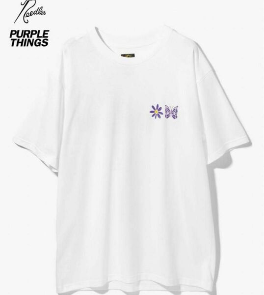 NEEDLES × PURPLE THINGS 別注　Tシャツ　パピヨン　M