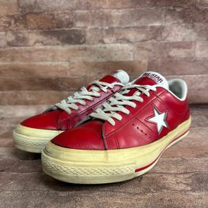 日本製 CONVERSE コンバース ワンスター スニーカー 25cm レッド 