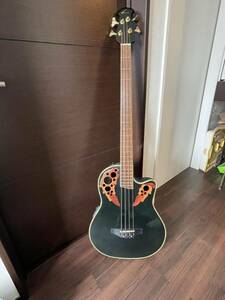 Ovation C4474 blk Ovation electric acoustic guitar base used 