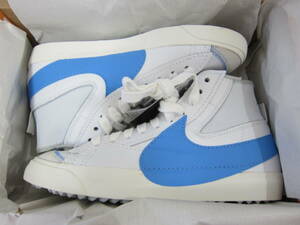 新品箱付き品　NIKE ナイキ　BLAZER MID '77 JUMBO ブレーザー ミッド '77 ジャンボ　DD3111-103　スニーカー　30cm　白×青　E2404