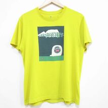 【モンベル】WIC.T 季節を待つ◆ウィックロン Tシャツ(レモンイエロー) #1114165◆M_画像1