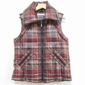 [McGREGOR]makrega-* check pattern down vest * lady's /38