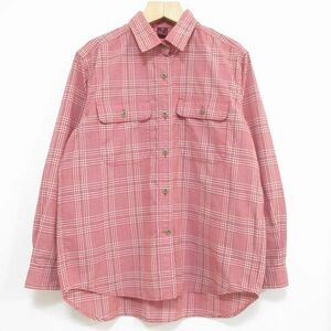 [ Mont Bell ]WIC. свет рубашка wi мужской W карман *wik long длинный рукав проверка рубашка ( красный ) #1104283*M