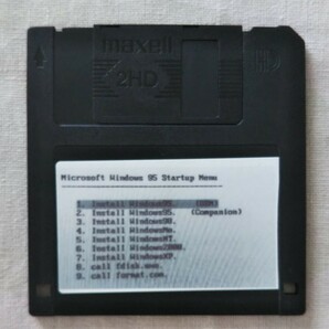 Windows 95/98/ME/2000/XP インストール用  FD 起動 フロッピーディスク (PC/AT機互換用) の画像1