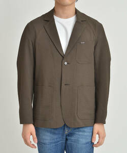 L 未使用品 YANUK ヤヌーク 57221283 Vacation Jacket バケーションジャケット テーラードジャケット チェック ブラウン系 定価39600円