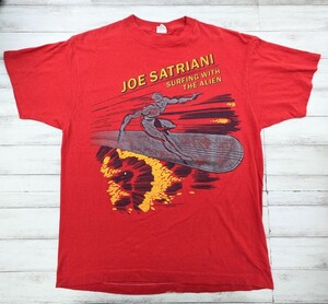 80s Joe Satriani ジョー サトリアーニ MARVEL マーベル SILVER SURFER Tシャツ XL USA製 Surfing With The Alien 88年 CHED by ANVIL 