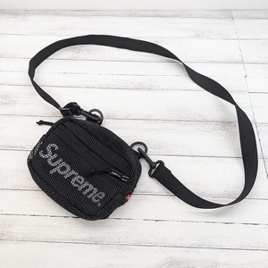 SUPREME シュプリーム Small Shoulder Bag Black スモールショルダーバッグ ブラック 20SS サコッシュ メッシュ