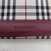 BURBERRY バーバリー カードケース ノバチェック ボルドー 二つ折り _画像9