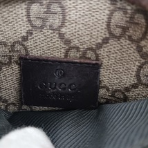 99 GUCCI グッチ 28566 20047 GG柄 GGキャンバス×レザー ボディバッグ ウエストポーチ ショルダーバッグ _画像9