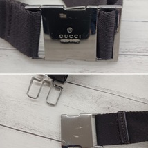 99 GUCCI グッチ 28566 20047 GG柄 GGキャンバス×レザー ボディバッグ ウエストポーチ ショルダーバッグ _画像10