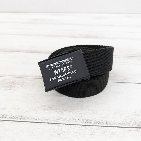  ダブルタップス WTAPS GIB BELT ガチャベルト ユニセックス 202MYDT-AC02 (W)TAPS GIB BELT ブラック 