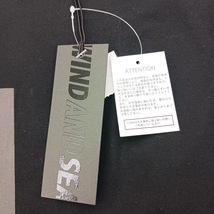 未使用品 WIND AND SEA Smooth Micro Modal Tee ウィンダンシ― Tシャツ シルク混 ブラック WDS-O-SEA-23-Q4-CS-01 L_画像8