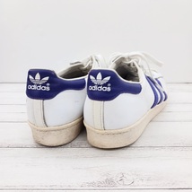 adidas アディダス SUPER STAR 80s スーパースター 復刻 ヴィンテージ G95851 US10 28cm 2013年製 フランス 金ベロ パープル 紫_画像2