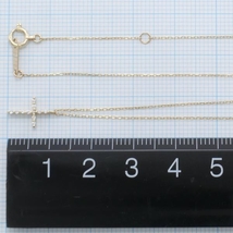 ヴァンドーム青山 K10YG ネックレス ダイヤ 総重量約0.7g 約40cm 中古 美品 送料無料☆0315_画像5
