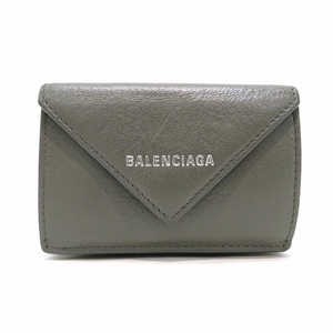  Balenciaga бумага Mini бумажник 391446 кошелек 3. складывать кошелек женский *0308