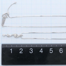 K18WG ネックレス ダイヤ ブラウンダイヤ 計 0.15 総重量約3.6g 約45cm 中古 美品 送料無料☆0202_画像5