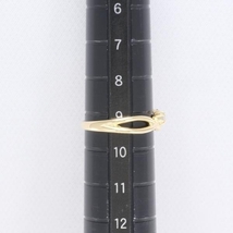 K18YG リング 指輪 9号 ダイヤ 0.12 総重量約2.1g 中古 美品 送料無料☆0315_画像5