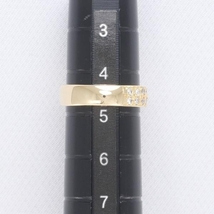 ベリテ K18YG リング 指輪 4.5号 ダイヤ 総重量約3.4g 中古 美品 送料無料☆0315_画像5