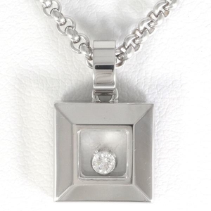  Chopard happy diamond K18WG necklace diamond gross weight approximately 13.6g approximately 42cm used beautiful goods free shipping *0202