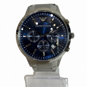 エンポリオアルマーニ AR2448 クォーツ 時計 腕時計 メンズ 美品☆0343