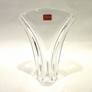 バカラ 花瓶 ギンコ イチョウ ベース ブランド小物 花瓶 ユニセックス 未使用品☆0320