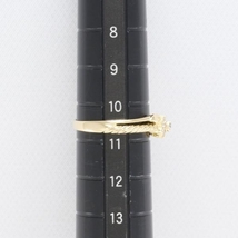 K18YG リング 指輪 10.5号 ダイヤ 0.07 総重量約2.2g 中古 美品 送料無料☆0315_画像5