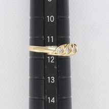 K18YG リング 指輪 11.5号 ブラウンダイヤ 0.30 総重量約2.3g 中古 美品 送料無料☆0315_画像5