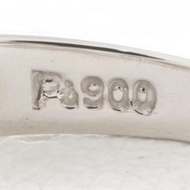 PT900 リング 指輪 11号 ルビー ダイヤ 総重量約2.7g 中古 美品 送料無料☆0315_画像6