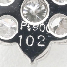 PT900 PT850 ネックレス ダイヤ 1.02 カード鑑別書 総重量約6.5g 約40cm 中古 美品 送料無料☆0315_画像7