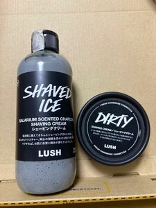 LUSH ラッシュ　シェイビングクリーム　シェイプドアイス　ダーティー