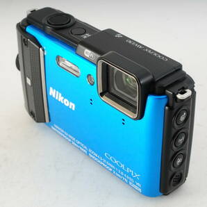 ★人気品★ Nikon ニコン COOLPIX クールピクス AW130 コンパクトデジタルカメラ 防水カメラ ブルー#281.60の画像3