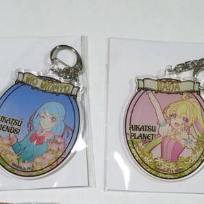 アイカツ! シリーズ Bセット 10点 キーホルダー ラバーチャーム 缶バッジ アクリルキースタンド の画像2