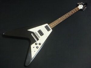 Photogenic FVタイプ ブラック 黒 2ハムバッカー フライングV Flying V 変形 エレキギター