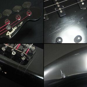 JVシリアル フジゲン製 Fender Japan フェンダー BOXER series PJ-555 P-J BASS ヴィンテージ エレキベース ブラック 黒の画像3