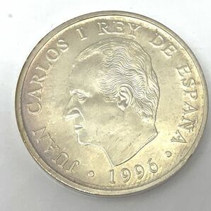 1円～ 外国コイン 1996年 スペイン2000ペセタ銀貨 ゴヤ生誕250年記念 シルバー SV925 約18ｇ 33ｍｍ 銀貨の画像1
