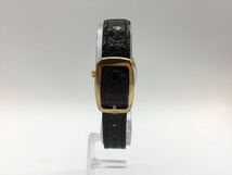 1円～ 稼働品 OMEGA オメガ DeVille デビル Ref 592.0002 Cal.1360 クオーツ ゴールド文字盤 腕時計_画像5