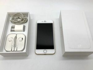 Apple iPhone6 MG492J/A 16GB ゴールド バッテリー容量81％ SIMなし 箱 Lightningケーブル イヤホン 付属 初期化済み 判定○