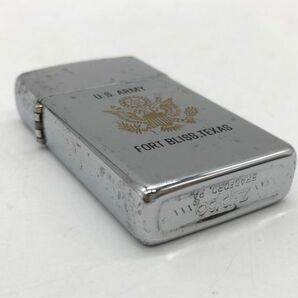 1円～ ZIPPO ジッポ― U.S.ARMY FORT BLISS TEXAS オイルライター ヴィンテージ シルバー 喫煙具 火花確認済みの画像7