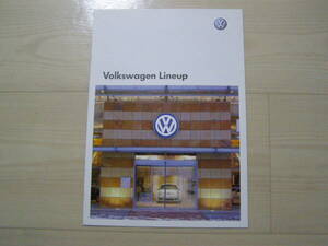 2008年11月　Volkswagen Lineup　Polo New Beetle Eos Golf Touran Jetta Passat CC Tiguan Touareg
