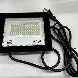  ２個 50ｗ  LED 投光器 50W IP66防水 作業灯 8000LM 800W相当フラッドライト 省エネ 高輝度 アース付きプラグ PSE適合 1.8Mコード の画像7