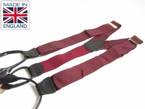 Сделано в British/Plain x Leather/Button Tab/Y -тип подвеска/Men/Wine/Y Back/Blesses/Business/Bunker/Investor/D110