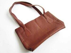 コロンビア製/WILSONS LEATHER/本革/レザー/トートバッグ/茶系/D69-61-0023X