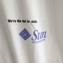 新品 90s Sun microsystems 地球プリント アドバタイジング 半袖 Tシャツ 白 XXL 消滅IT企業物 90年代 2XL デッドストック D147-01-0019ZV_画像4