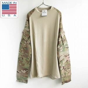 新品 USA製 米軍 UNITED JOIN FORCES マルチカム 迷彩 コンバットシャツ L サバゲー ミリタリー アメリカ製 d144-11-0001ZV